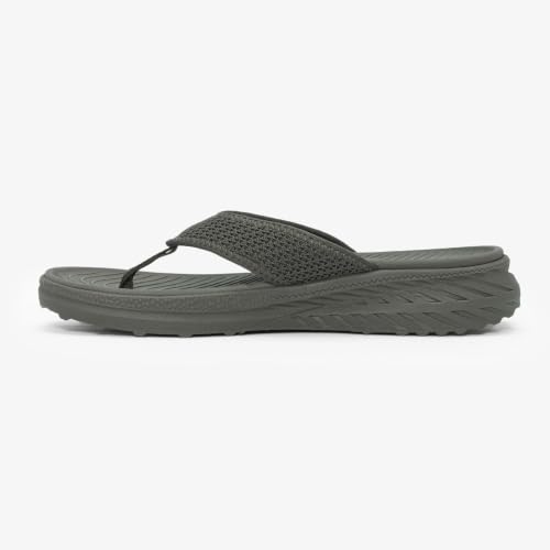 Image of Red Tape Thong Casual Sandals for Men in Dark Grey | Casual Sandals