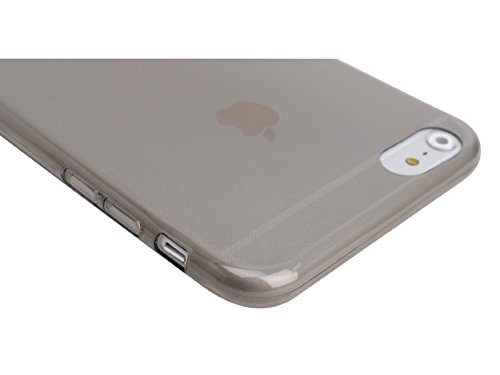 Ultra Thin Slim Transparent Clear Soft TPU Case Cover For Apple iPhone 6 Plus 5.5" Inch Grey