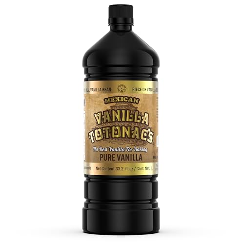 Mexican Vanilla Totonac'S B087WM51DZ Pure Extract - 33.2 Oz Bottle - Premium Vanilla Liquid cover