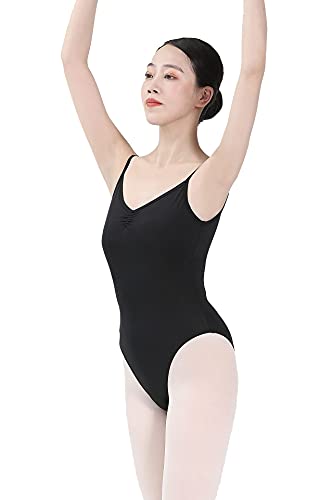 Dance Elite Camisole Leotard For Women - Lana - Womens Dance Leotard With High Leg And V-Neck thumb #1