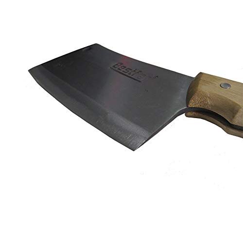 Cutelo Rustico em Aço Manganês 8,5 Polegadas 21,5 cm Lamina de 6 mm design curvo