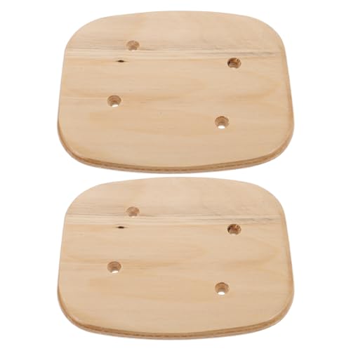 HOODANCOS 2 Piezas Tablas Skate Madera Natural Sin Terminar Cubiertas Lisas para Proyectos Creativos y Bricolaje Decks Skateboard de Arce y Bambú Resistente y Flexible