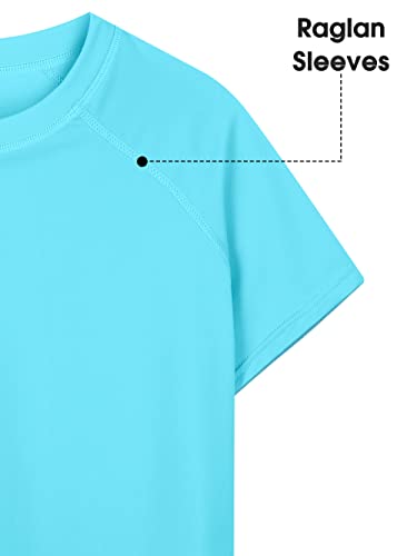 Poroka 2 Pack Boys Rash Guard Upf 50+ Short Sleeve Youth Boys Quick Dry Shirt Sun Protective Water Surf Swim Shirt #TOP3
