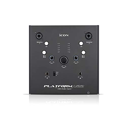 Icon Pro Audio USBI[fBIC^[tFCXAvbgtH[ U22 (ICOC-PLATFORMU22VST)