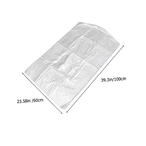CHILDWEET 20pcs Transparent Garment Bags for Clothes Storage Protective Cover for Suits Dresses Jackets Hanging Clothes Bag for Closet Organization and Dust Prevention2