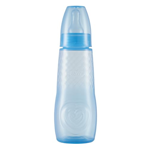 Mamadeira 250 ml Aquarela Bico Universal, Kuka, Azul