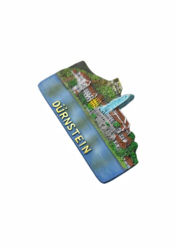 Imán decorativo souvenir Durnstein Austria para refrigerador miniatura 5