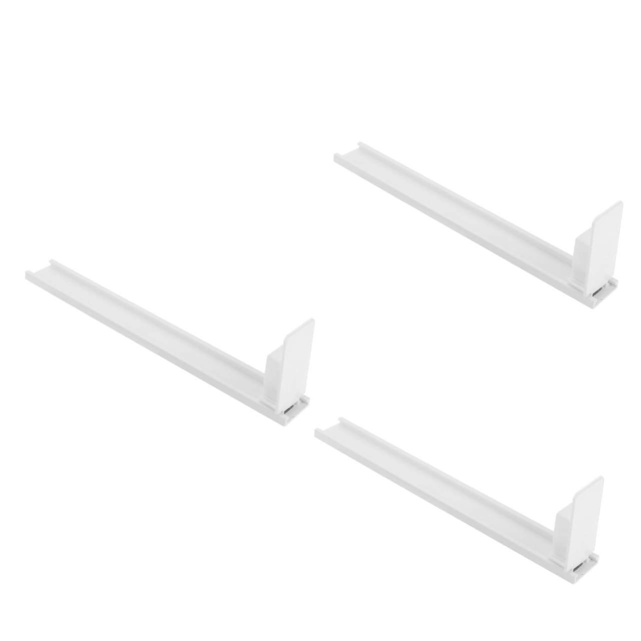 MUCKLILY 3pcs Drink Pusher Drinks Dispenser Beverage Dispenser Refrigerator Automatic Drink Holder Beverage Pusher Glide Fridge Can Organizer Drink Organizer for Fridge Plastic White