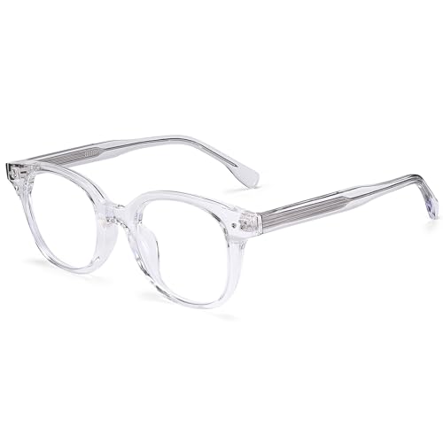 Image of Dollger Blue Light Blocking Glasses For Woman Men Thick Frame Square Computer BlueLight Glasses Clear Lens Non-Prescription