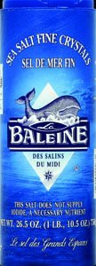 La Baleine - Sal marina fina, 26.5 onzas (paquete de 12)