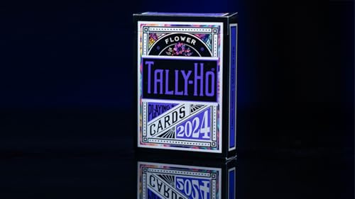 Murphy's Magic Supplies, Inc. Tally-Ho 2024 (flor) - Juego de cartas de US Playing Card Co