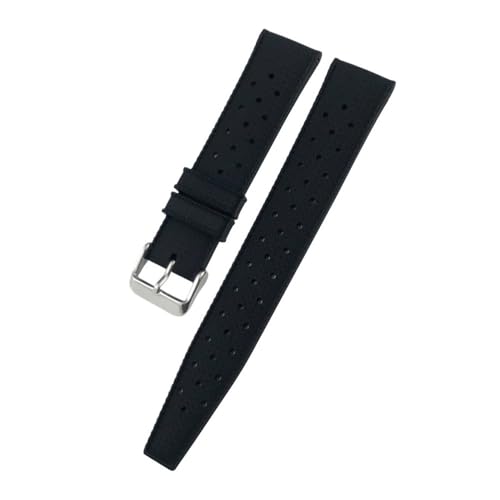 Bracelet en silicone de qualité supérieure 20mm pour montre style Pilot