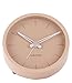 Produktbild Karlsson - Lure - Alarm Clock - Wecker/Uhr - Metall/Eisen - Sand Brown - 9 x 3cm - schleichendes Uhrwerk - excl. Batterie