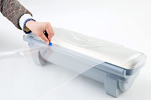 CMI Food Plastic Wrap Dispenser,Film and Foil Dispener with Slide Cutter,for 12-18\'\' Rolls - Thumbnail 2