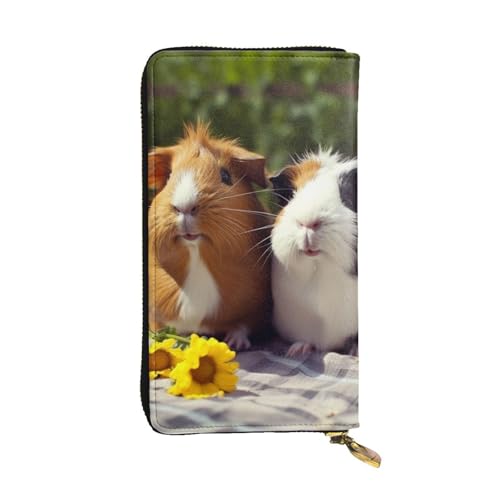 Guinea Pigs Funny Wallet For Women Men Clutch Rfid Blocking Leather Wallets Large Capacity Purse Credit Card Holder Money Case With Zipper Phone Holder Long Travel Purse