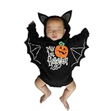 [メイマイオ] ベビーハロウィンコスチューム こうもりなりきりマント ロンパース 0歳 1歳 赤ちゃんコスプレ 寝相アート かぼちゃ 仮装 写真映え 記念撮影 ギフト プレゼント