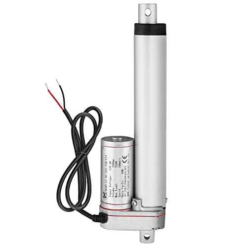 AUTTGINN 750N 150mm Actuador Lineal Motor DC 12V Motor Resistente Para Auto RV Abridor de Puerta Eléctrico Maquinaria Agrícola Industrial Ventana Embarcaciones
