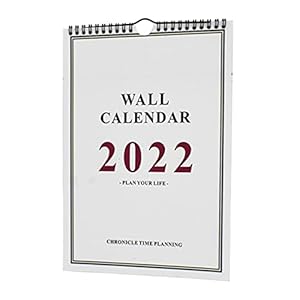 Yardwe 2021-2022 Wandkalender Simple Sep. 2021 t/m dec. 2022 Academisch Jaar Maandkalender 16 Maanden Jaarlijkse…