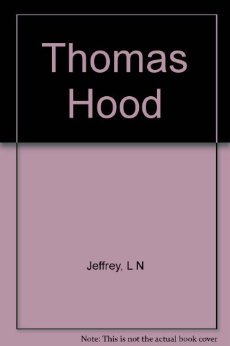 Thomas Hood. B001A4NGOC Book Cover