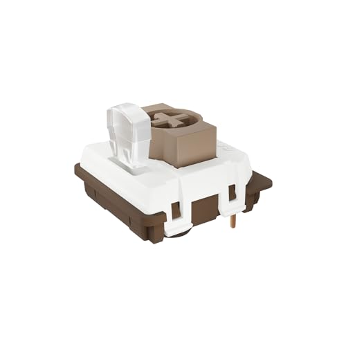 Switches GATERON KS-33 de chocolate para un teclado mecànico silencioso y fluido en la oficina