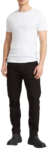 G-STAR RAW Men's Base Layer Crew Neck Short Sleeve T-Shirt 2-Pack4