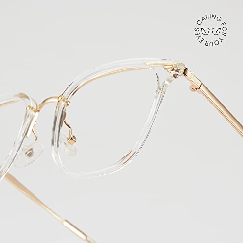 Image of Cyxus Stylish Blue Light Glasses for Woman, Lightweight Computer Glasses for Screen Time Anti Eye Strain for Work, Daily Use