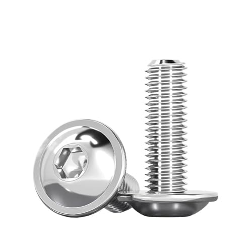 304�X�e�����X�|M2 M2.5 M3 M4�Z�p�\�P�b�g�ۃ{�^���w�b�h���b�V���[�p�b�h�t���J���[�l�W�{���g50mm 100mm����(M2x20mm 50pcs)