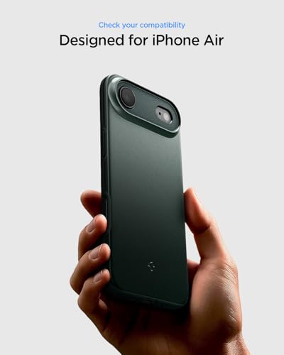 Coque iPhone Air protection antichoc mince MagSafe verte Spigen - 2