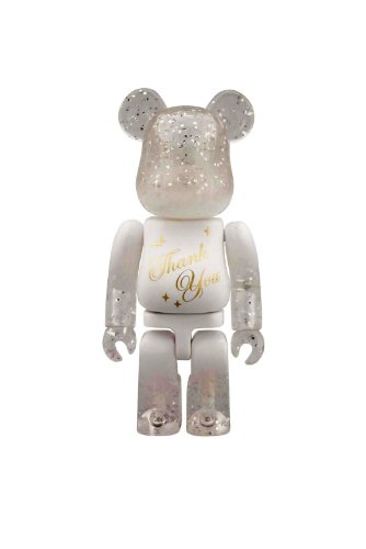 BE@RBRICK Greeting Thank You figurine de collection originale et statuette design Medicom