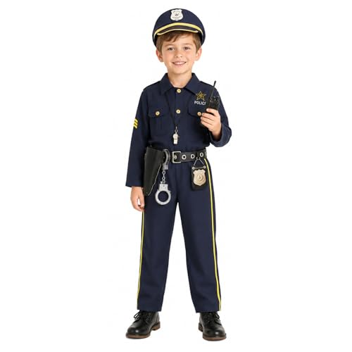 Disfraz de Policía para Niños con Accesorios