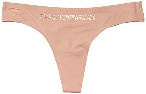 Preisvergleich Produktbild Emporio Armani Damen Microfiber Thong Stringhöschen, Misty Rose, X-Small