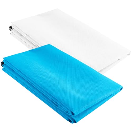 FUNOMOCYA 2Pcs Winter Freeze Plant Protective Cover Drawstring Design Durable Non Woven for Garden Protection for Shrubs Trees and Hanging Baskets