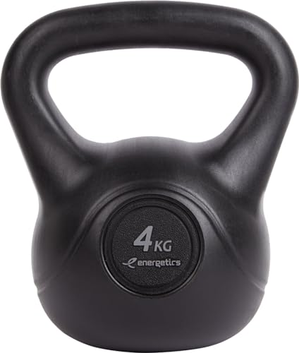 Haltère Energetics musculation fitness poids supérieur à 8 kg noir gris