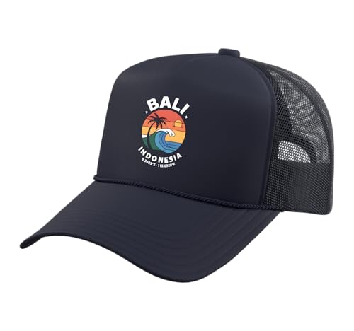 Gorra Trucker con Malla Ajustable Azul Marino miniatura 1