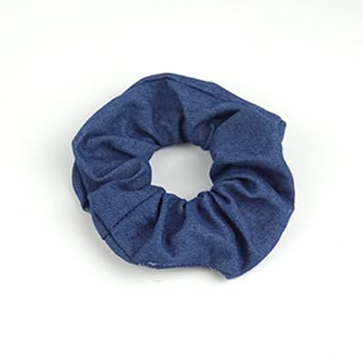 Miniatura 3 de JW011 - Coleteros de mezclilla para el cabello, banda para el pelo para niñas, JW011 (conjunto B)