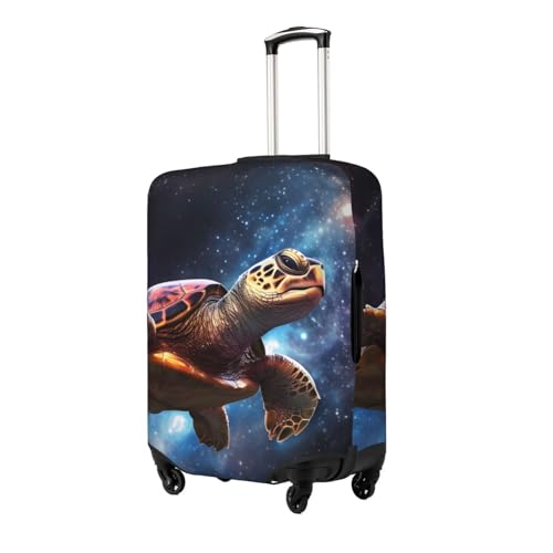 Suitcase Covers for Luggage, Luggage Cover Protector Fits 18-32 Inch Luggages (Roaming Universe Turtle, L)2