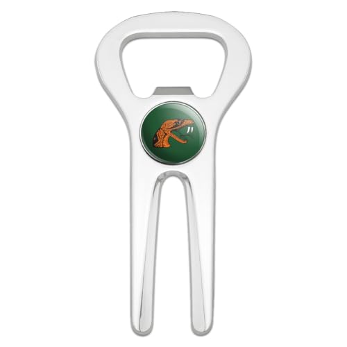 Graphics & More Florida A&M University Primary Logo Golf Golfing Divot Repair Tool Bottle Opener