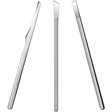 CTIRCHIU 3 Stück Pediküre Messer aus Edelstahl 16cm Fußpflege Werkzeug für Eingewachsene Zehennägel Hornhaut und Nagelhautentfernung Tragbares Nagelpflegeset für Professionelle und Heim