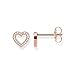 Produktbild Thomas Sabo Damen Ohrringe Ohrstecker Herzen Zirkonia 925 Sterling Silber H1945-416-14