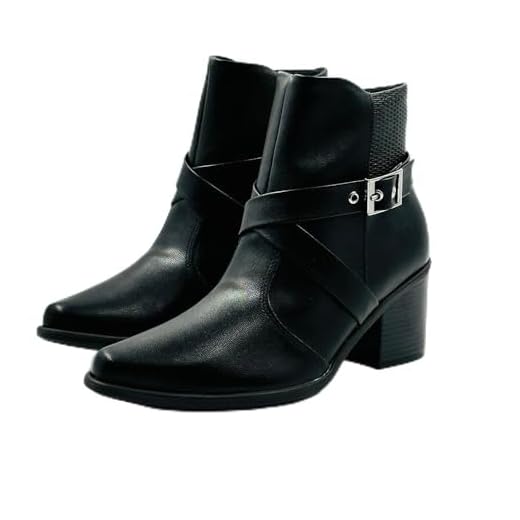 Bota Piccadilly Cano Curto Salto Médio Feminina