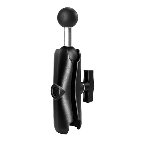 Fixation stable anti-vibrations : bras double en aluminium 15 cm avec pince puissante