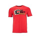 hochwertiger Aufdruck Fanatics NHL T-Shirt Calgary Flames Hometown Hockey of Red Eishockey (L)