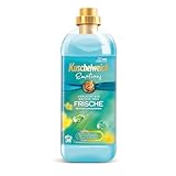 Kuschelweich Suavizante Emotions – 1 l para 38 lavados, sin microplásticos – frescura