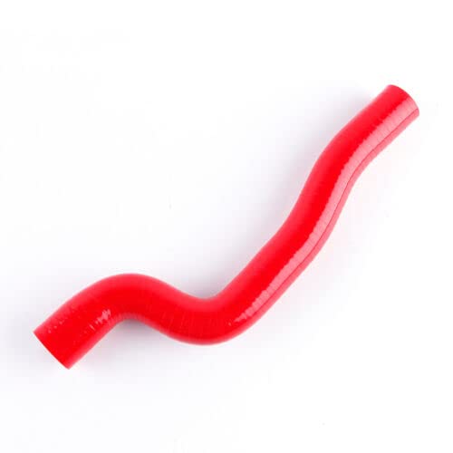 Kit de manguera de refrigerante de radiador de silicona para Yamaha Raptor 660 660R YFM660R (rojo)