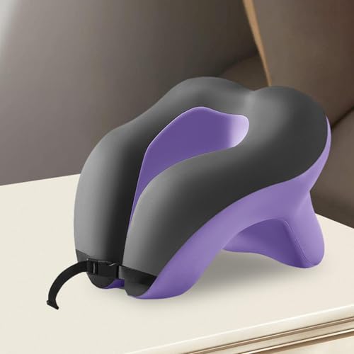 Oreiller cervical calme en mousse pour bureau violet - 6