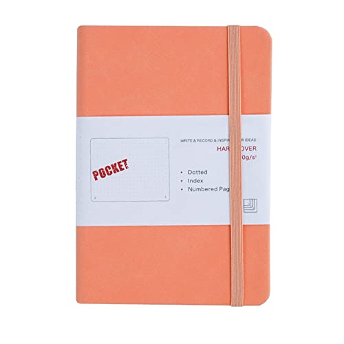 Klassisches Notizbuch, rosa Tagebücher, Notizblöcke, fester Einband und elastischer Verschluss, für Mädchen, Jungen, Frauen, Männer, A5, 100 Seiten Cover