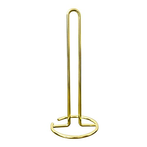 Preisvergleich Produktbild HXHON Toilettenpapierhalter, vertikal, Küchenrollenhalter, Papierhalter, Ablage, freistehend Gold