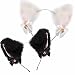 Integrity.1 Katzenohren Haarschmuck, 2 Pcs Cosplay Fuchs Ohren, Niedlichen Katzenohren Stirnband, Plüsch Katzenohren Clip, Fuchsohren Stirnband Haarnadel, für Frauen, Mädchen, Kostüm-Dressing-Partys