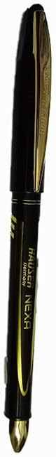 HAUSER 0.7mm Nexa BLACK Smooth Writing Ballpoint Pen - Fitted With Jumbo Refill BLACK Pen