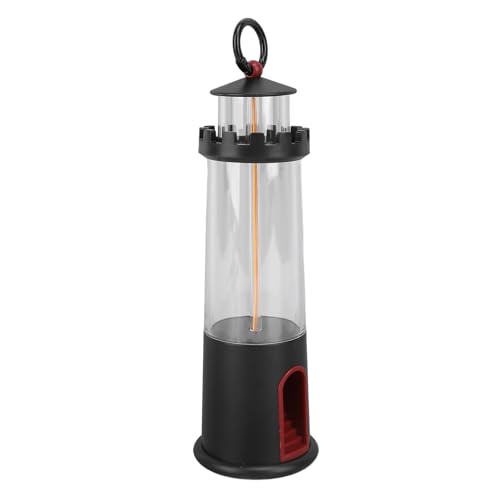 Lanterne de camping 2200K rechargeable noire avec boucle de suspension solide - 4